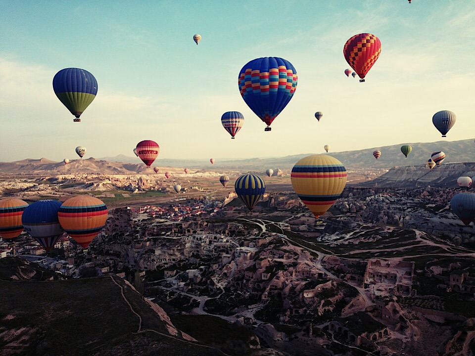 Paseo en globo por la Capadocia